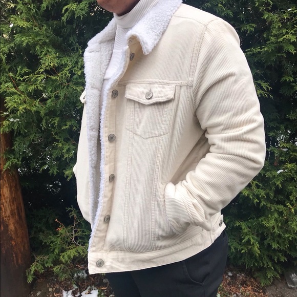 Women’s faux sherpa corduroy jacket size L - Picture 2 of 4